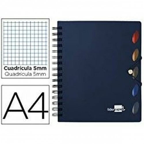 Notebook Liderpapel BE18 Blue A4 image 2