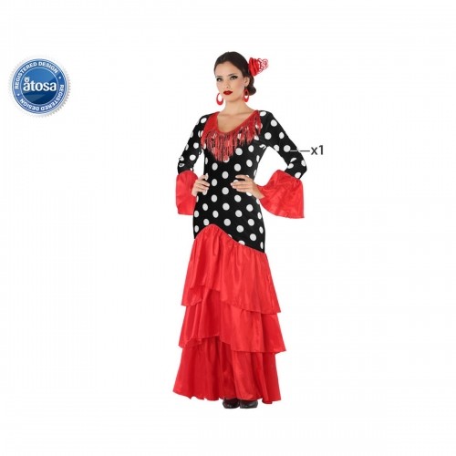 Bigbuy Carnival Маскарадные костюмы для взрослых Красный Танцовщица фламенко XXL image 2
