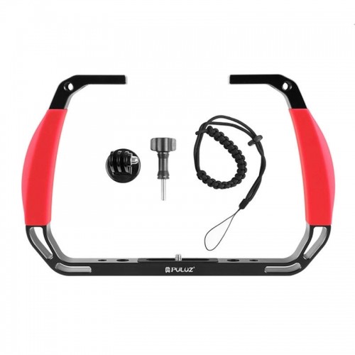 Underwater Diving Rig PULUZ for Action Cameras (Red) image 2