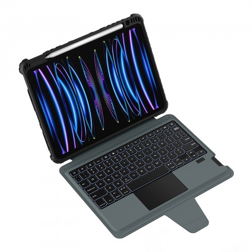 Nillkin Bumper Link Keyboard Case (Backlit Version) for iPad Air 10.9 2020|Air 4|Air 5|Pro 11 2020|2021|2022 Black image 2