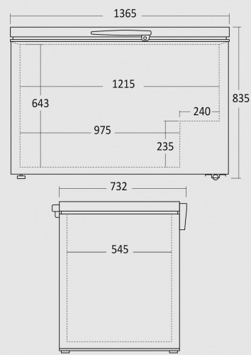 Chest freezer Scandomestic CF400WE image 2