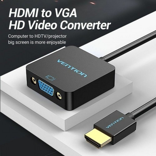 Адаптер HDMI—VGA Vention ACPBB 15 cm image 2