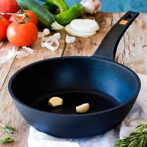 Sauteeing pan BRA A271120 Ø 20 cm Black Aluminium (1 Unit) image 2