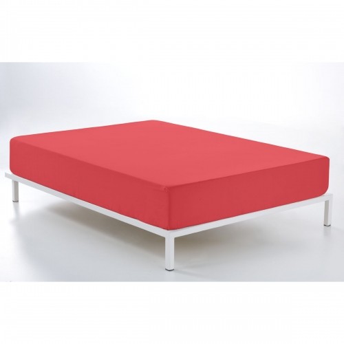 Fitted bottom sheet Alexandra House Living Red 200 x 200 cm image 2