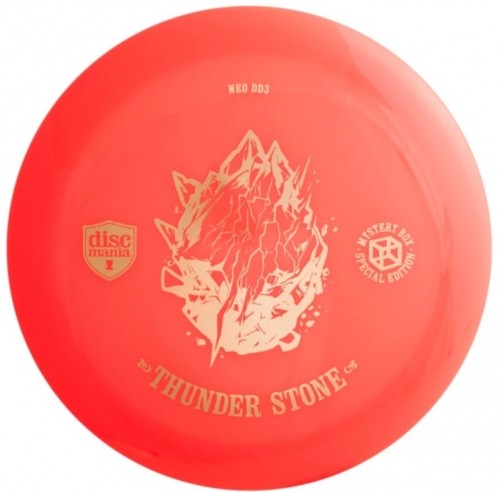 Discgolf DISCMANIA  Distance Driver THUNDER STONE DD3 red 12/5/-1/3 image 2