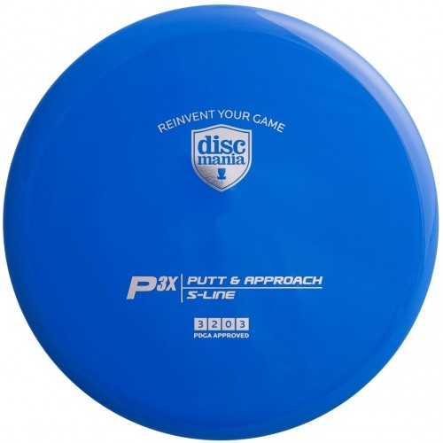 Discgolf DISCMANIA Putter S-LINE P3X blue 3/2/0/3 image 2