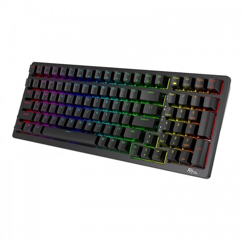 Wireless mechanical keyboard Royal Kludge RK98 RGB, Brown switch (black) image 2