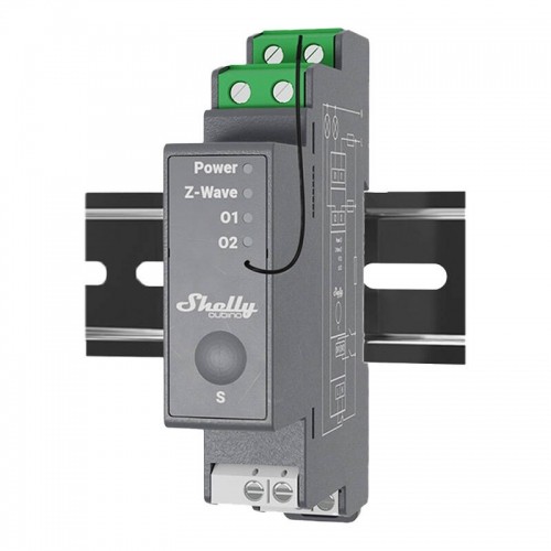 2-channel DIN rail relay Shelly Qubino Pro 2 image 2