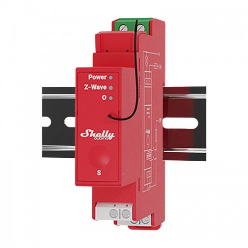 1-channel DIN rail relay with energy measurement Shelly Qubino Pro 1PM image 2