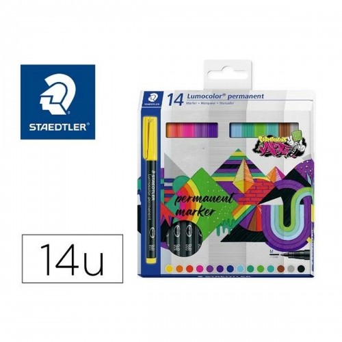 Permanent marker Staedtler 317 C14 1 mm Multicolour image 2