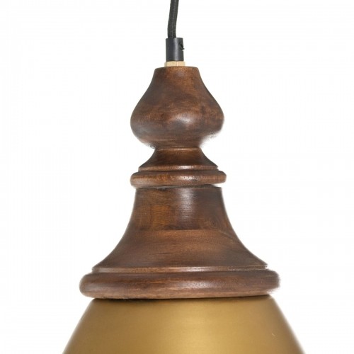 Bigbuy Home Потолочный светильник Позолоченный Железо Древесина манго 40 W 220-240 V 30 x 30 x 53 cm image 2