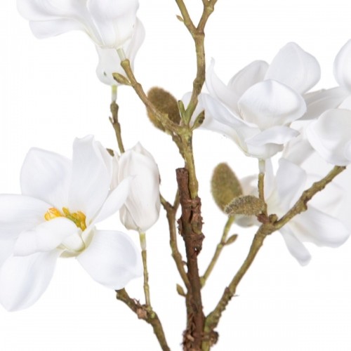 Bigbuy Home Декоративное растение полиэстер полиэтилен Железо 25 x 25 x 49 cm Magnolia image 2