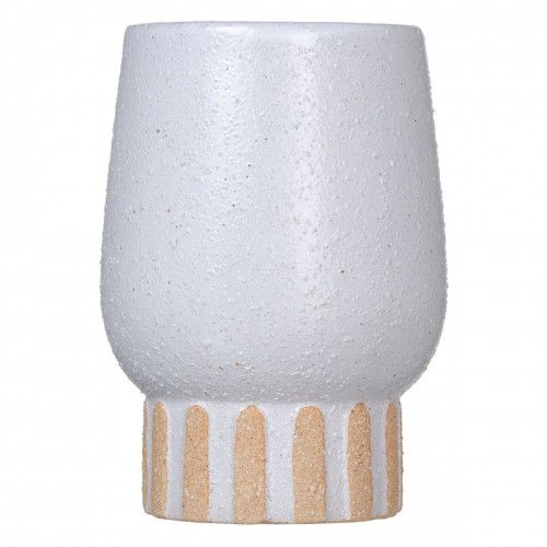 Vase White Ceramic 12,5 x 12,5 x 18 cm image 2