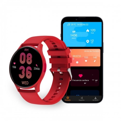 Smartwatch KSIX Core 1,43" Red image 2