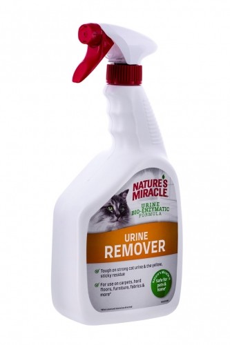 NATURE'S MIRACLE Urine Remover Cat - Spray for cleaning and removing dirt  - 946 ml image 2