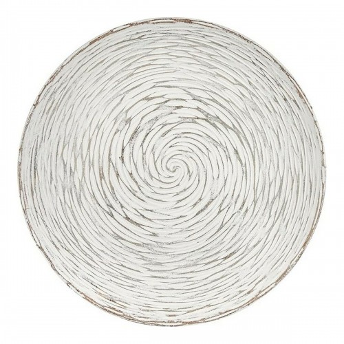 Side table Spirals 40 x 39 x 40 cm Wood Brown White image 2