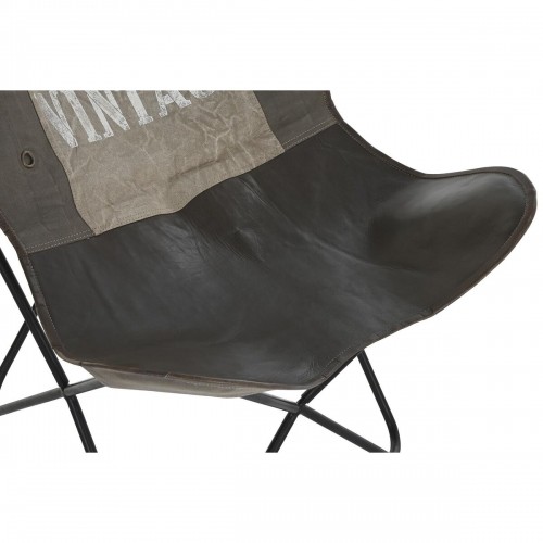 Обеденный стул DKD Home Decor Коричневый Чёрный Серый 76 x 76 x 96 cm image 2