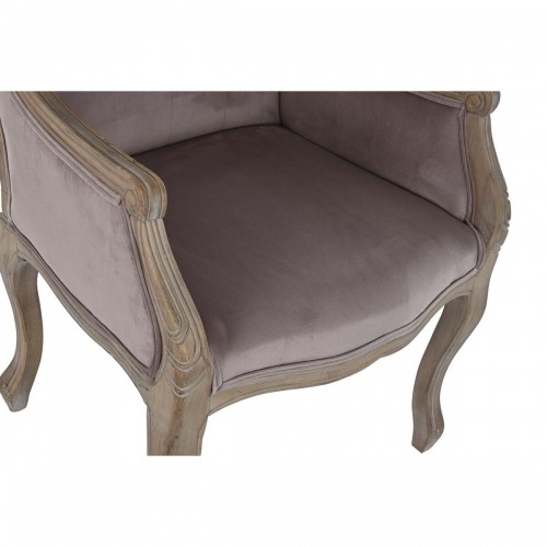 ēdamistabas krēsls DKD Home Decor Rozā Dabisks 62 x 55 x 100 cm 63,5 x 50 x 102 cm image 2