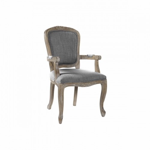 ēdamistabas krēsls DKD Home Decor Tumši pelēks 57 x 57 x 94 cm image 2