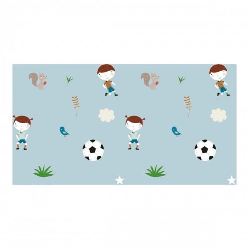 Quilted Zipper Bedding Haciendo el Indio Football 105 x 190/200 cm (Single) image 2