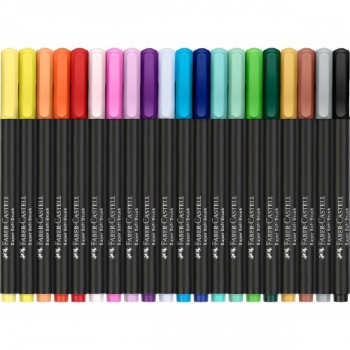 Set of Felt Tip Pens Faber-Castell 116452 Multicolour (20 Pieces) image 2