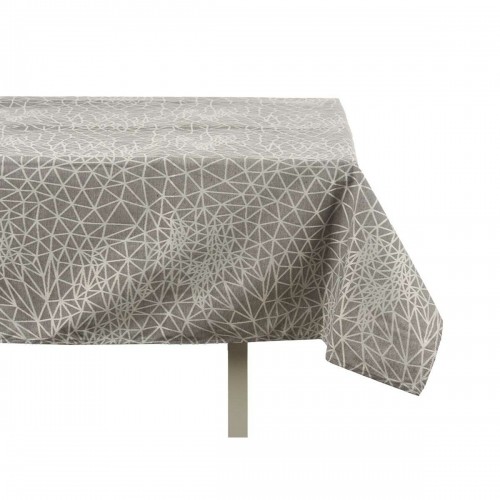 Tablecloth Abstract Grey Jacquard White (140 x 180 cm) image 2