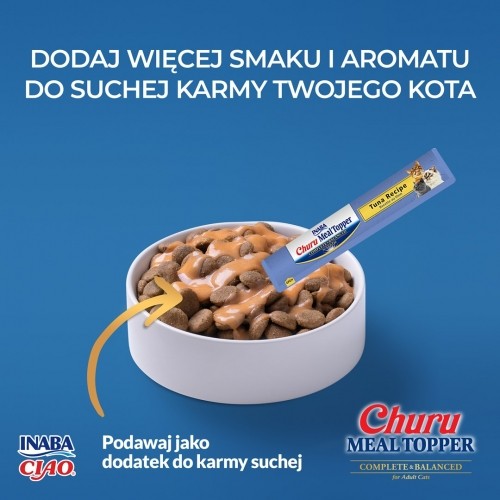 INABA Churu Meal Topper Tuna - cat treats - 4 x 14g image 2