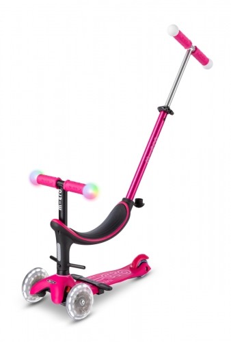 MICRO scooter Mini2Grow Deluxe Magic LED Pink, MMD359 image 2