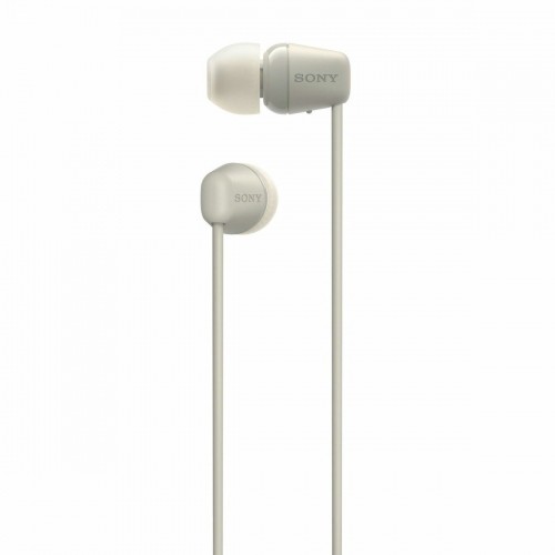 Bluetooth Headphones Sony WI-C100 Beige image 2