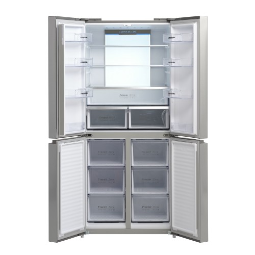 Side-by-side fridge freezer Scandomestic SKF481X image 2