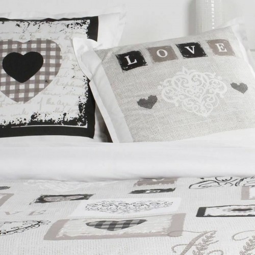 Bedding set TODAY Hearts White Double bed 240 x 260 cm image 2
