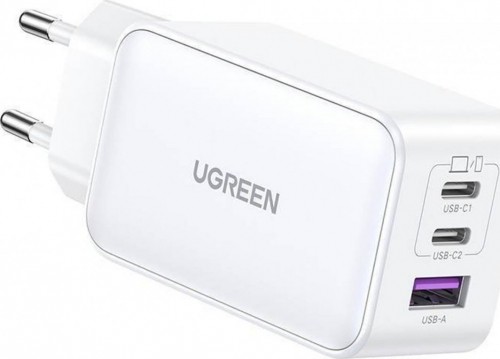 Ugreen 15334 Nexode Tīkla Lādētājs USB-A / 2x USB-C / 65W image 2