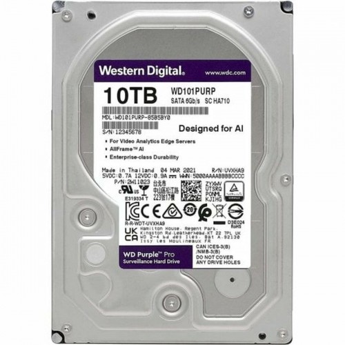 Cietais Disks Western Digital Purple Pro 3,5" 10 TB image 2