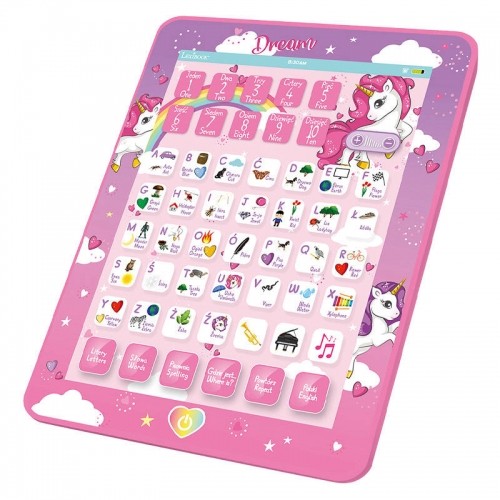 Lexibook Unicorn bilingual talking educational tablet image 2