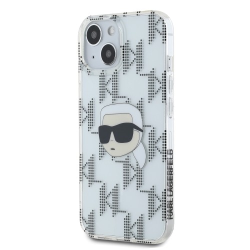 Karl Lagerfeld IML Electroplated Karl Head Case for iPhone 15 Transparent image 2