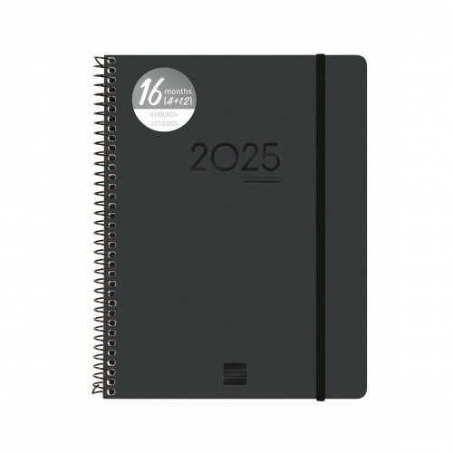 Diary Finocam Black A5 2024-2025 image 2