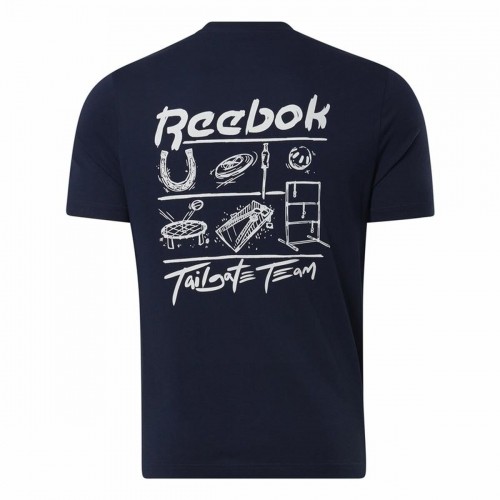 Футболка с коротким рукавом мужская Reebok GS Tailgate Team Темно-синий image 2