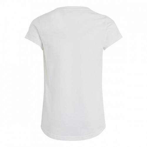 Child's Short Sleeve T-Shirt Adidas Graphic White image 2
