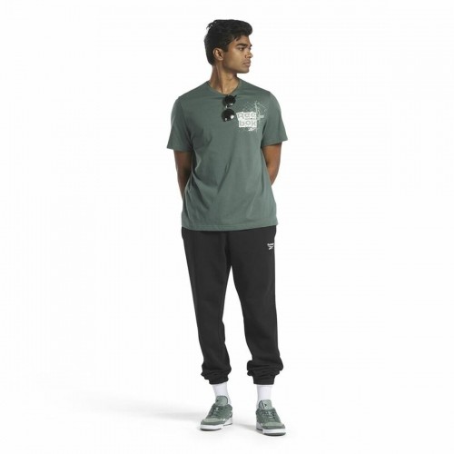 Vīriešu Krekls ar Īsām Piedurknēm Reebok Graphic Series Zaļš image 2
