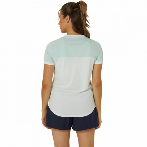 Short-sleeve Sports T-shirt Asics Court White Lady Tennis image 2