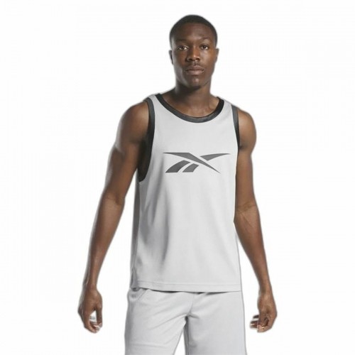 Баскетбольная футболка Reebok Светло-серый image 2