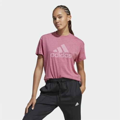 Women’s Short Sleeve T-Shirt Adidas Winrs 3.0 Light Pink image 2