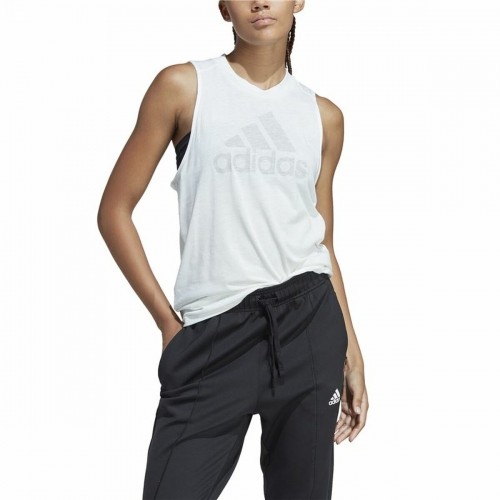 Women's Sleeveless T-shirt Adidas Future Icons 3.0 White image 2