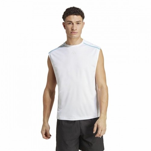 Мужская футболка без рукавов Adidas Base Белый image 2