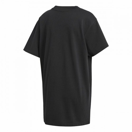 Sieviešu Krekls ar Īsām Piedurknēm Adidas Trefoil Melns image 2