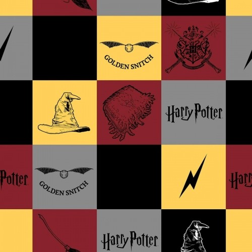Gultas pārklājs (sega) Harry Potter Hogwarts Daudzkrāsains 280 x 270 cm Gulta 180 cm image 2