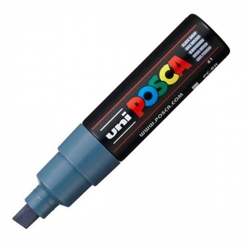 Marķieris POSCA PC-8K Tumši pelēks (6 gb.) image 2