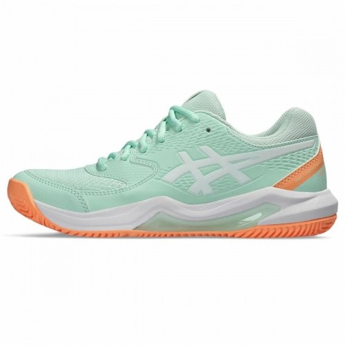 Adult's Padel Trainers Asics Gel-Dedicate 8 Turquoise Aquamarine image 2