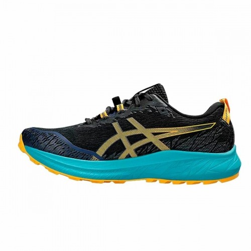 Running Shoes for Adults Asics Fuji Lite 4 Black image 2