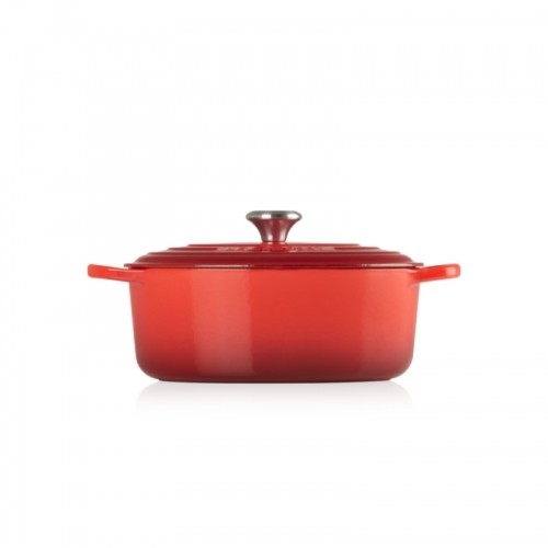 Le Creuset Signature Roaster oval 31cm cherry red (21178310602430) image 2